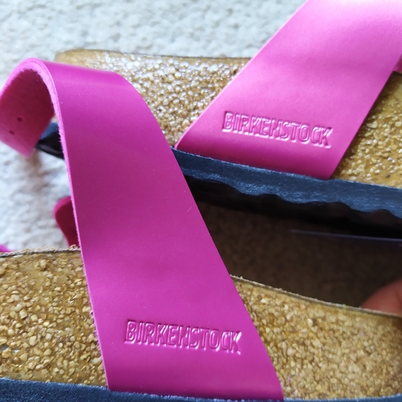 Birkenstock mayari metallic cut magenta NWT - Picture 6 of 8